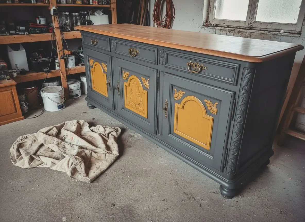 Relooking de meuble ancien