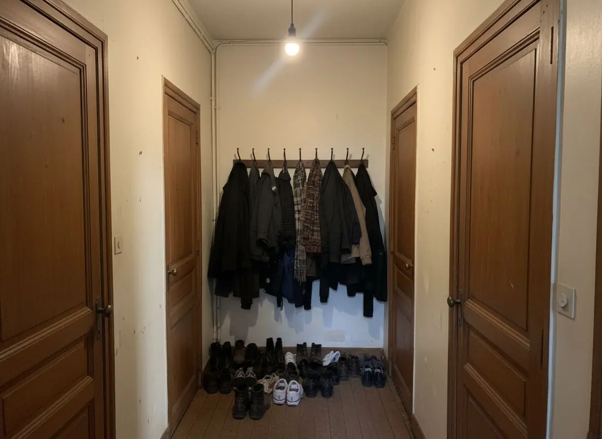 Entrée d’une maison de ville à Nantes, avant