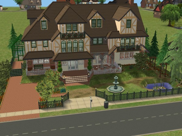 Sims 3 construction maison de luxe