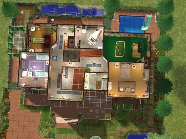 Sims 3 maison de luxe