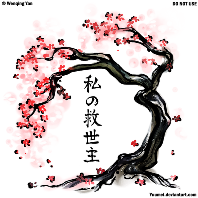 Cerisier japonais dessin