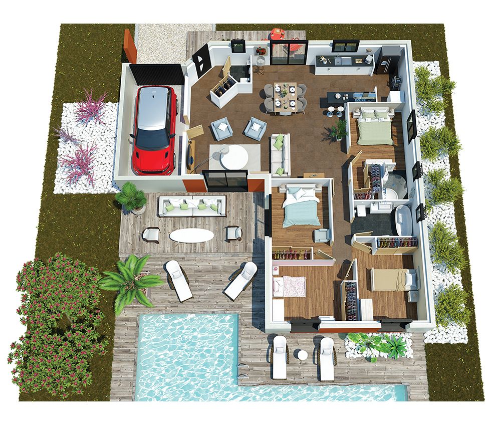 Sims 4 maison plan