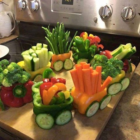 Decoration legumes facile