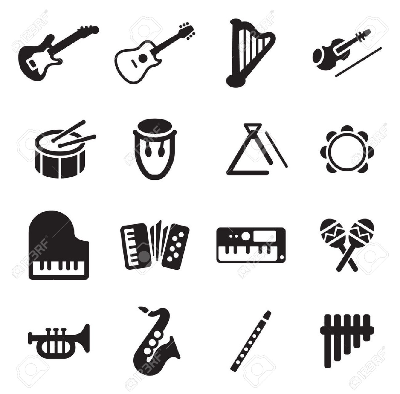 Photos instruments de musique