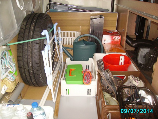Astuce rangement soute camping car