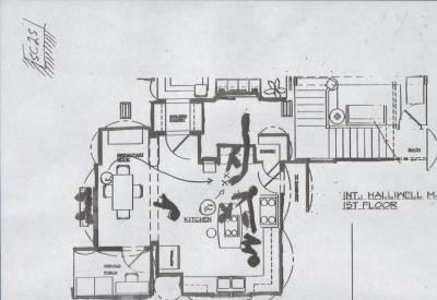 Plan manoir halliwell