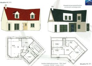 Plan maison avec sous sol et étage