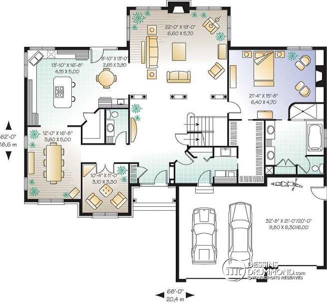 Plan maison américaine