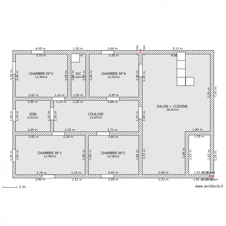 Plan appartement 120 m2