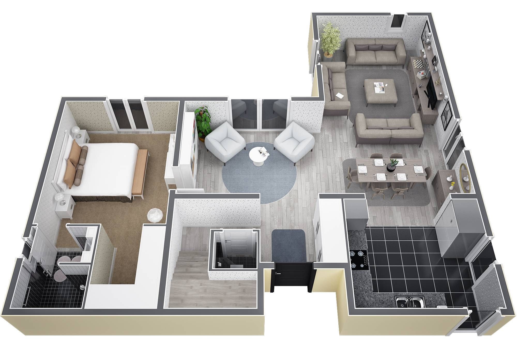 Plan de maison 130 m2