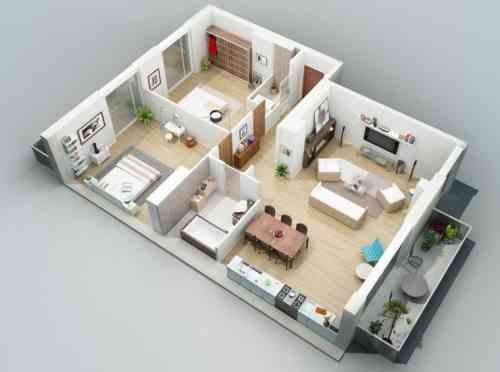 Plans de maison 3d