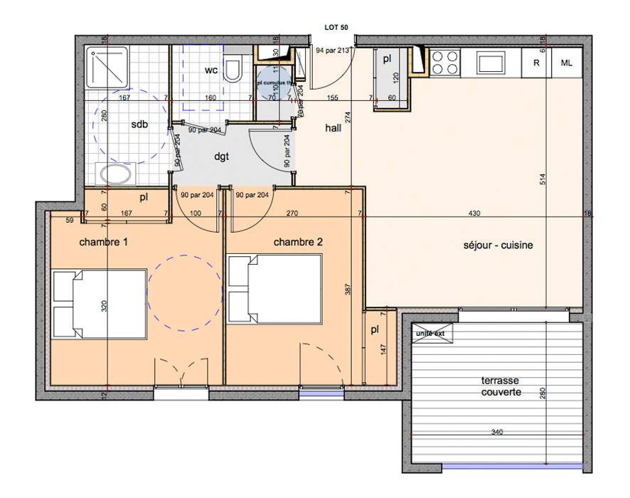  Plan  d  appartement  t3 Bricolage Maison et d coration