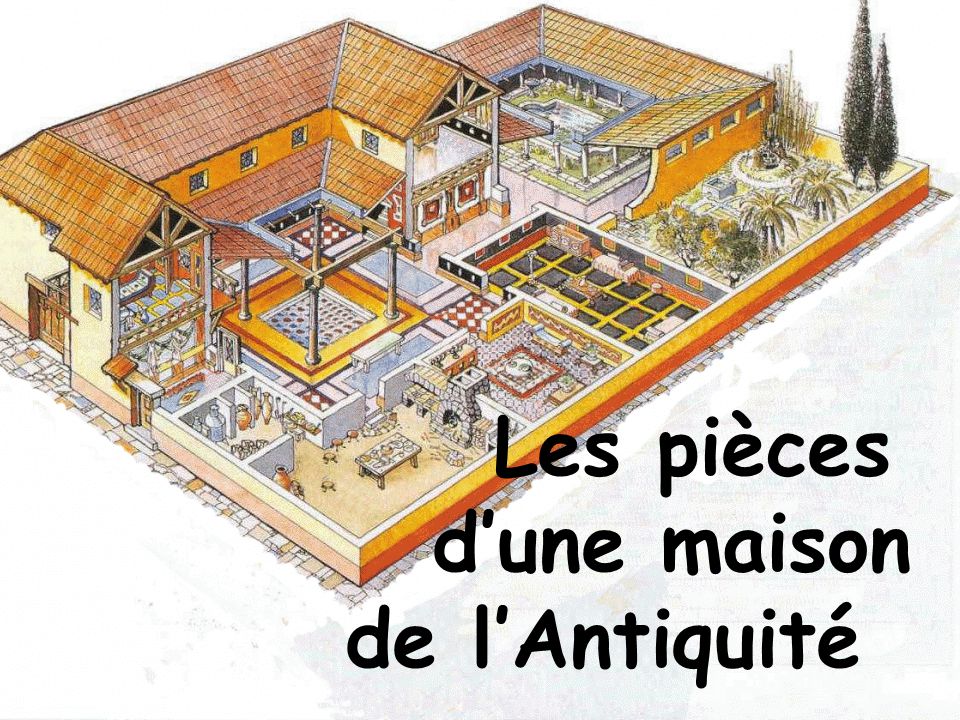Plan d'une maison romaine
