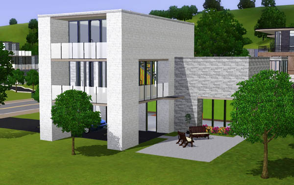 Sims 3 maison moderne