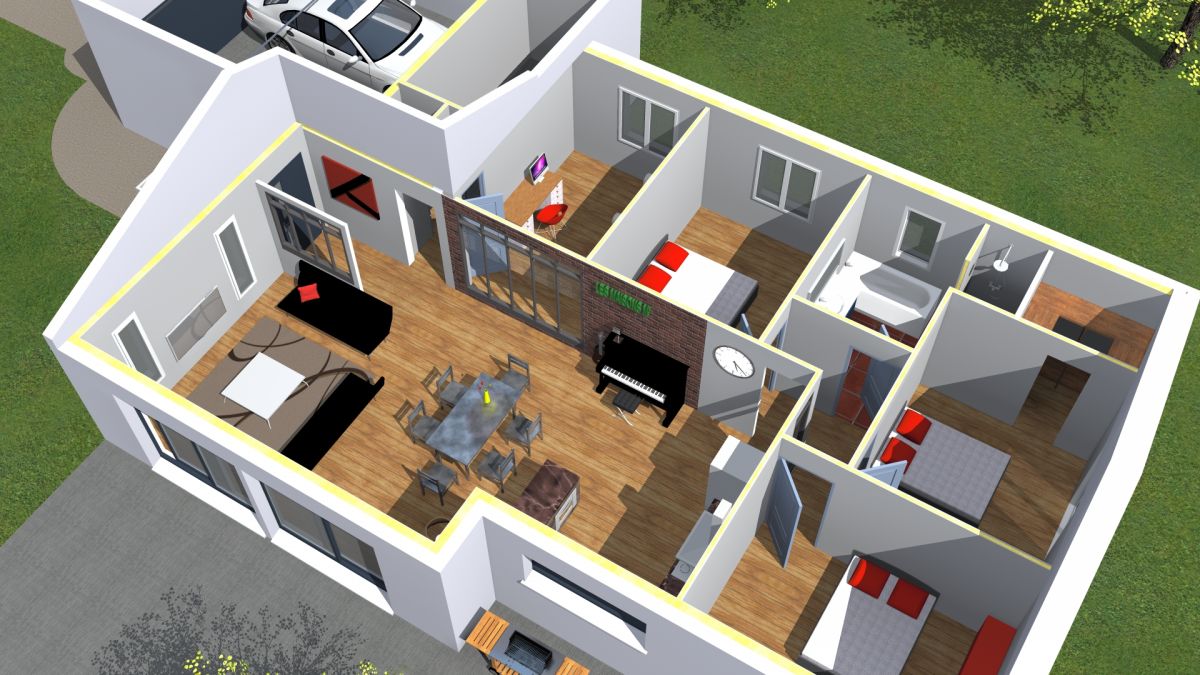 Loft moderne plan