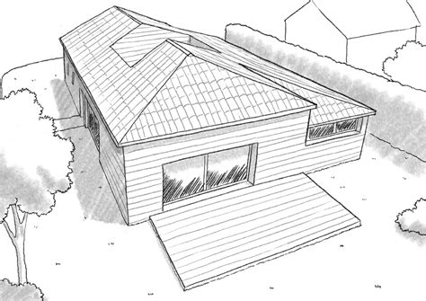 Plan maison plain pied avec patio