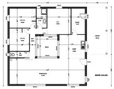 Plan de maison 100m2 avec garage