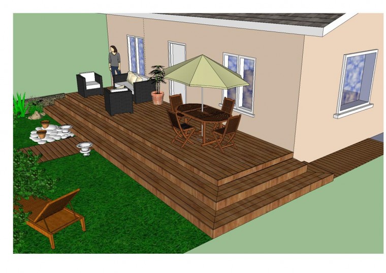 Plan 3d terrasse