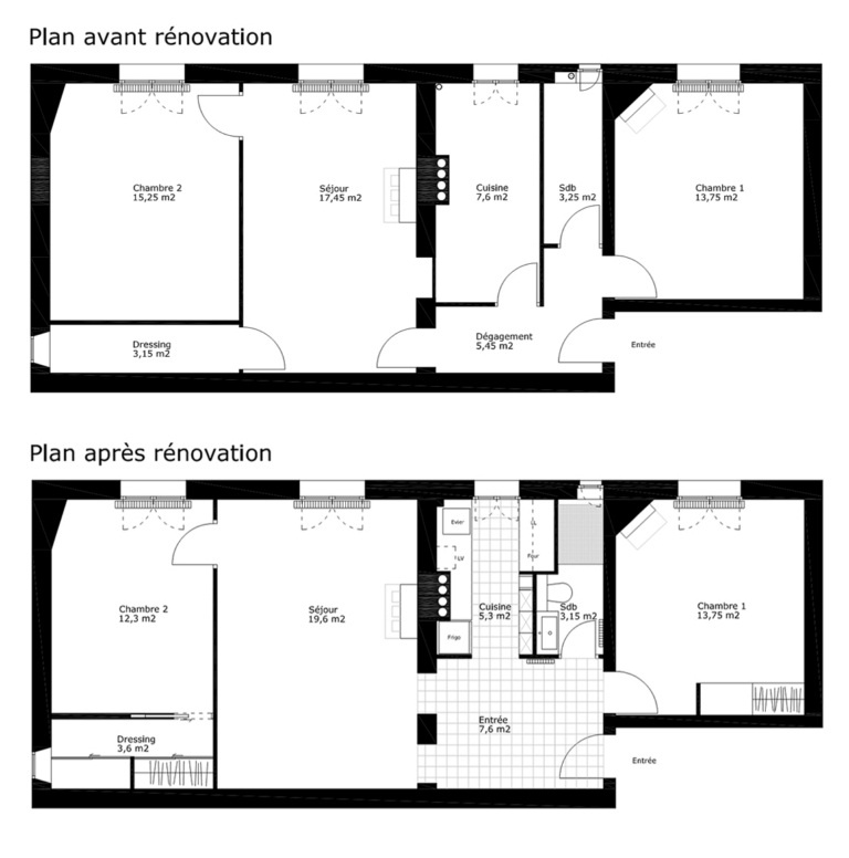  Plan appartement t3 60m2  Bricolage Maison et d coration