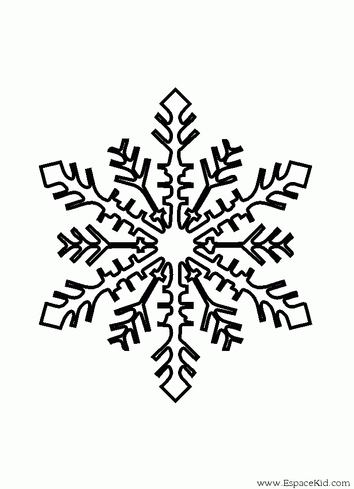 Flocon de neige dessin