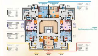 Plan appartement luxe