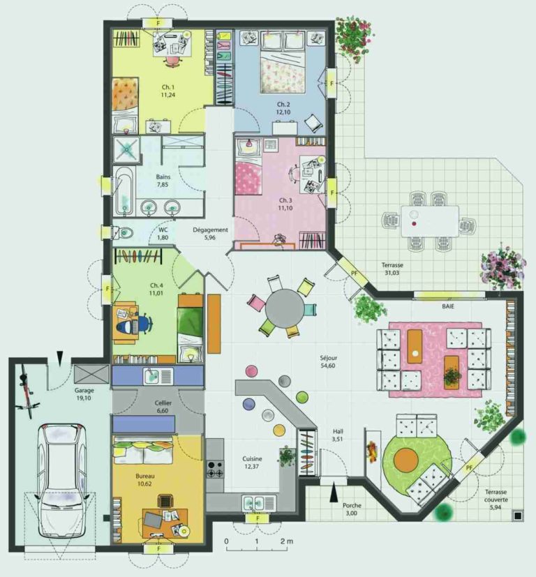 Sims 3 maison familiale plan