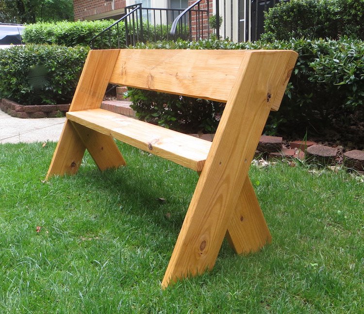 Fabriquer un banc en bois