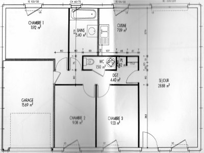 Plan maison phenix 3 chambres