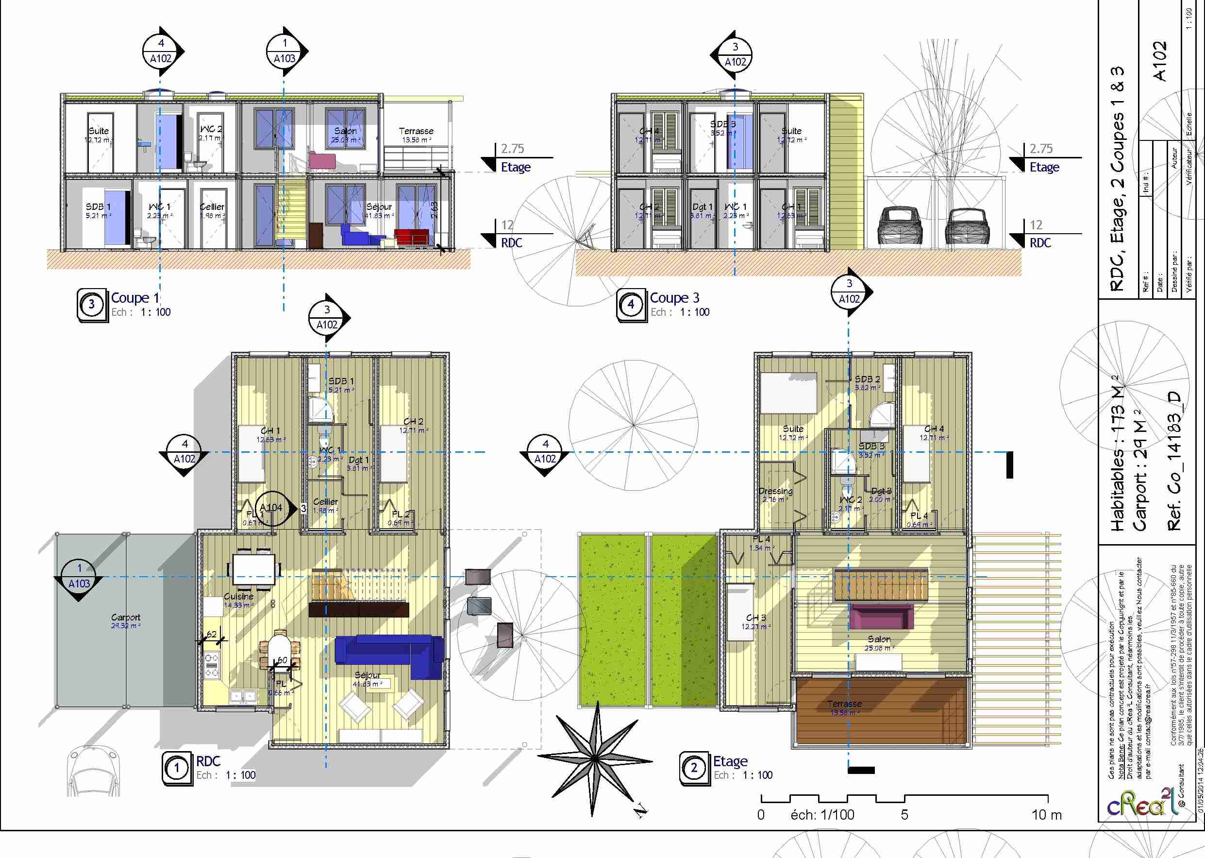 Plan maison container pdf