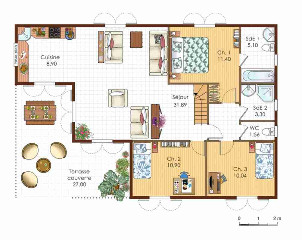 Plan de maison de sims