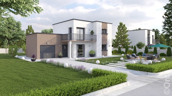 Sims 4 maison moderne plan