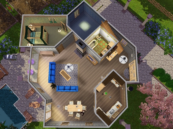 Plan maisons sims 3