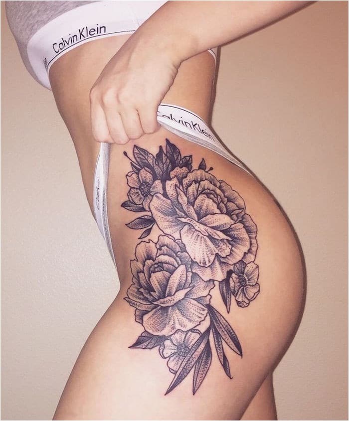 Rose des sables tatouage