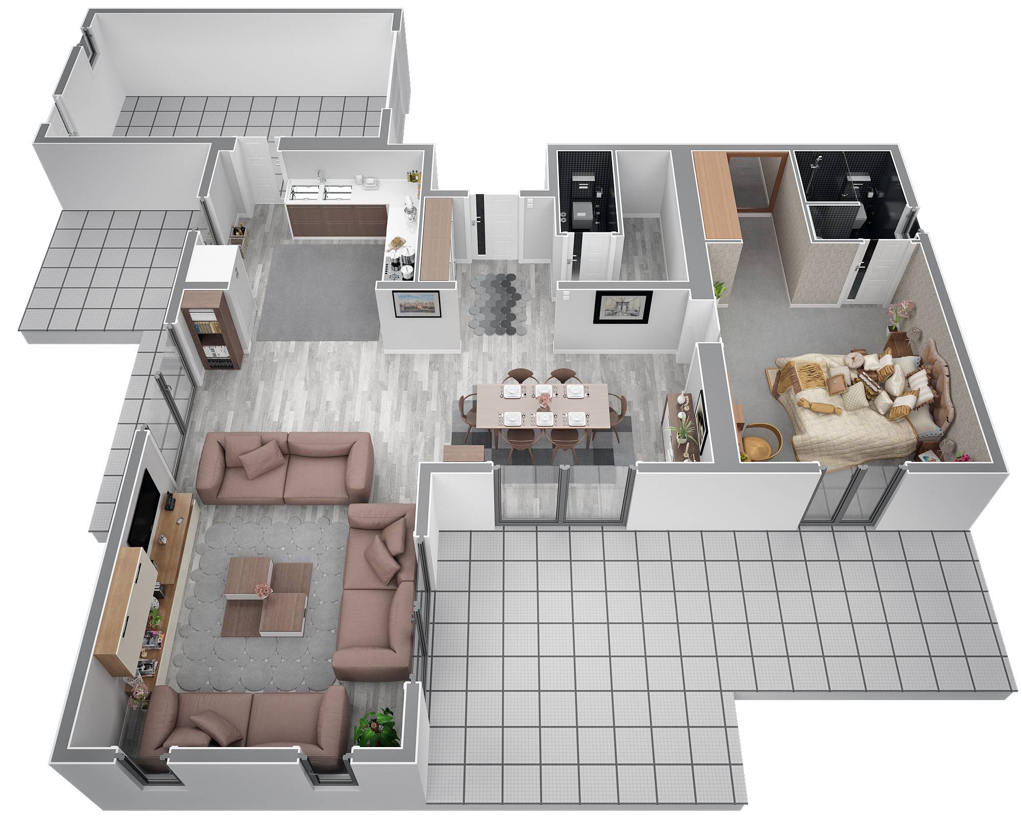 Plan maison 130 m2 etage