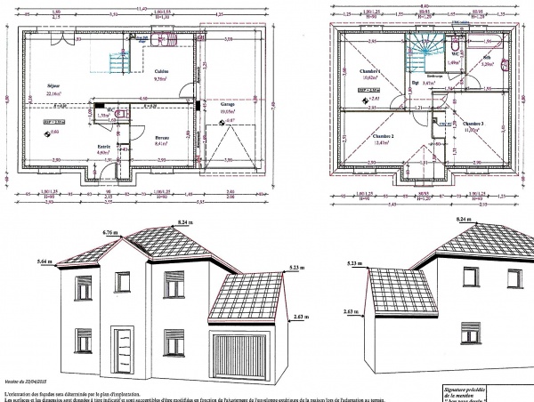 Plan maison 140m2 r+1
