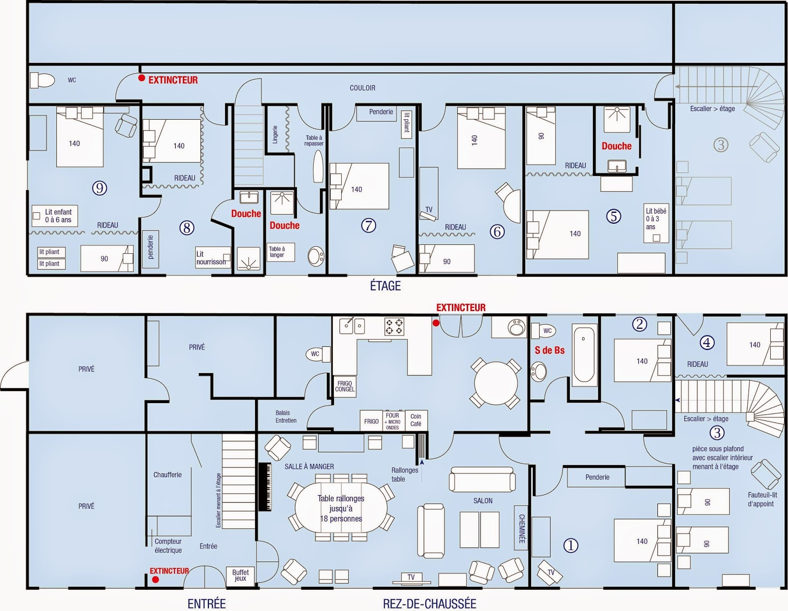 Plan appartement 120 m2
