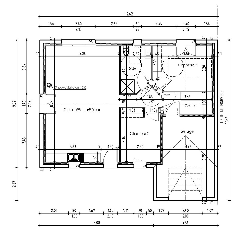 Plan maison pmr