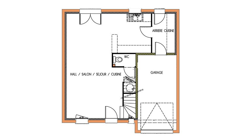 Plan maison 70m2 avec etage