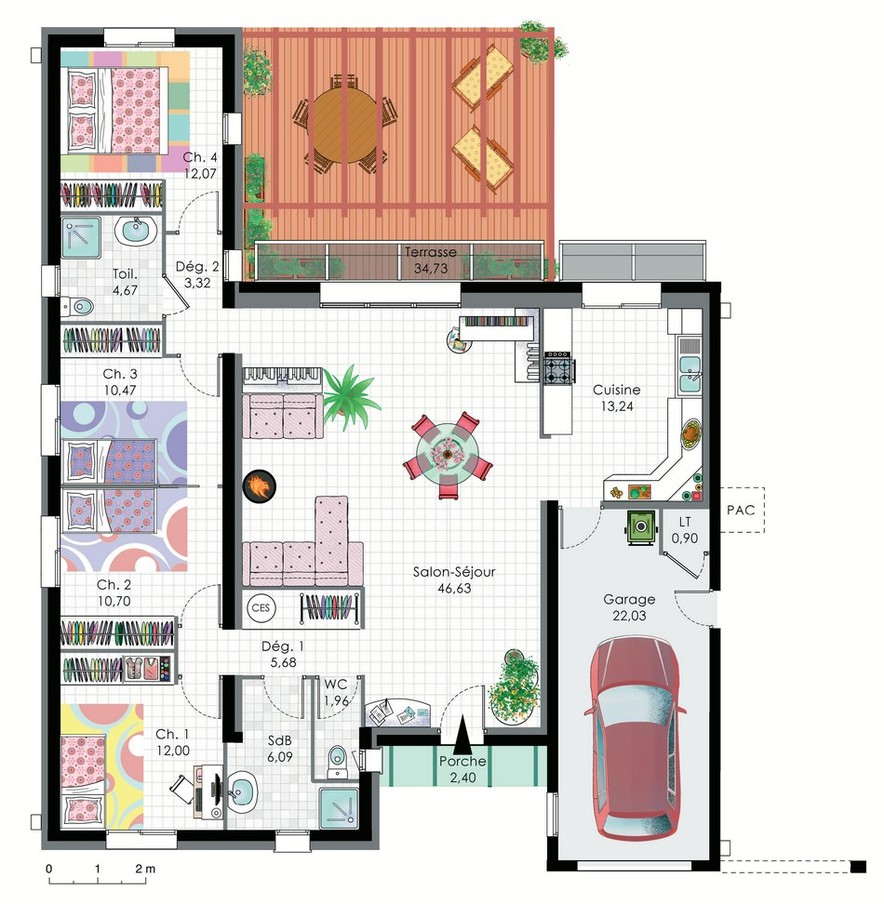 Plan maison economique