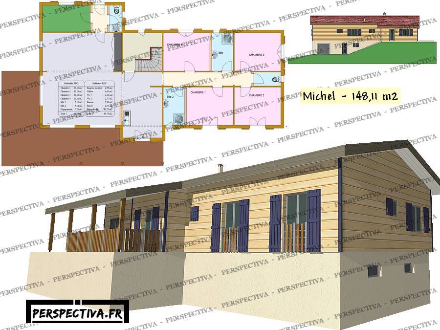 Plan maison avec garage sous sol