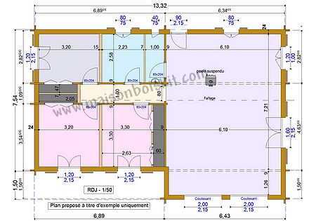 Plan maison 40m2 sol
