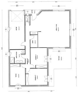 Plan maison 100m2