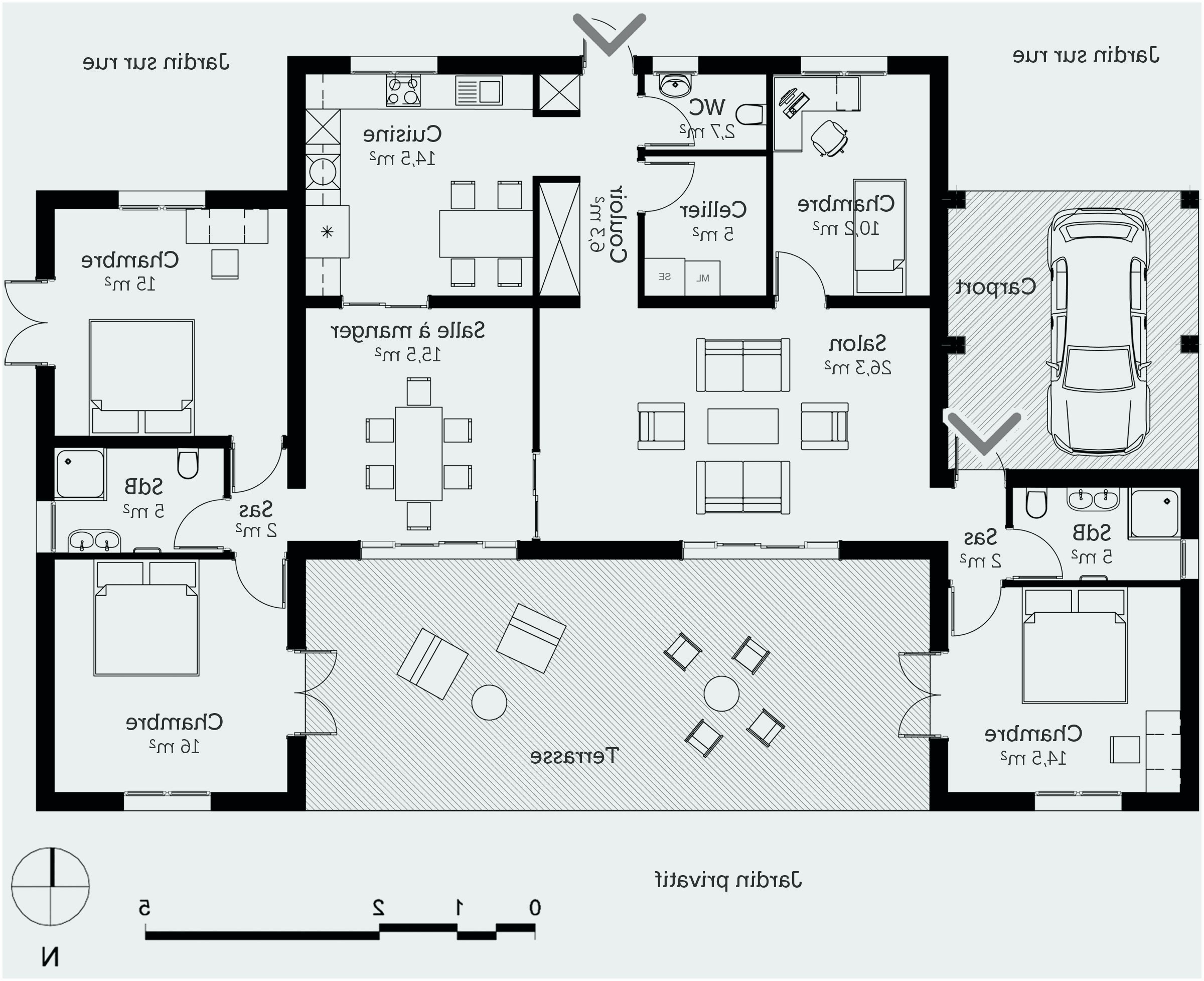 Plan maison etage 4 chambres gratuit