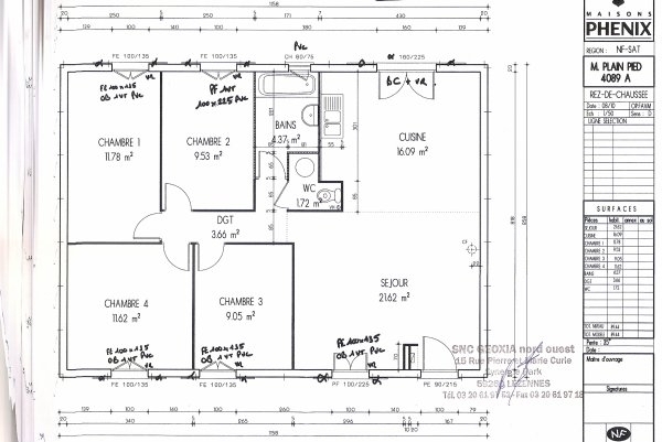 Plan maison phenix 4 chambres