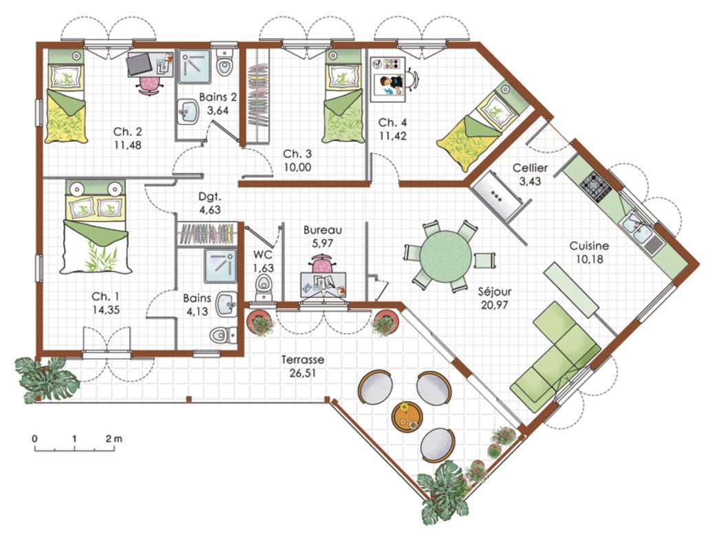 Plan de maison 200m2 – Bricolage Maison et décoration