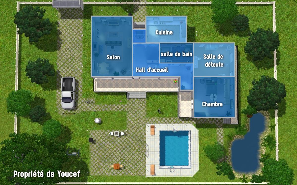 Sims 3 plan maison