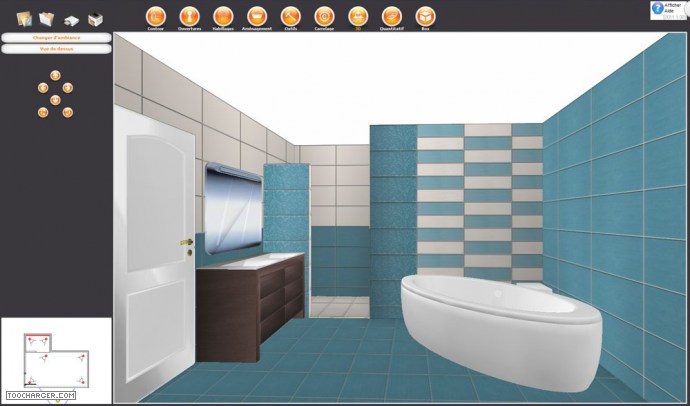 Salle de bain 3d en ligne