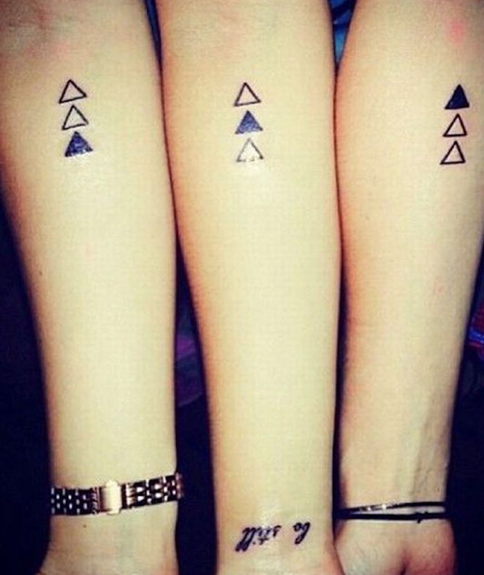 Symbole amitié tatouage