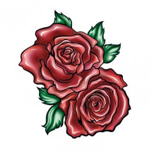 Rose dessin tattoo