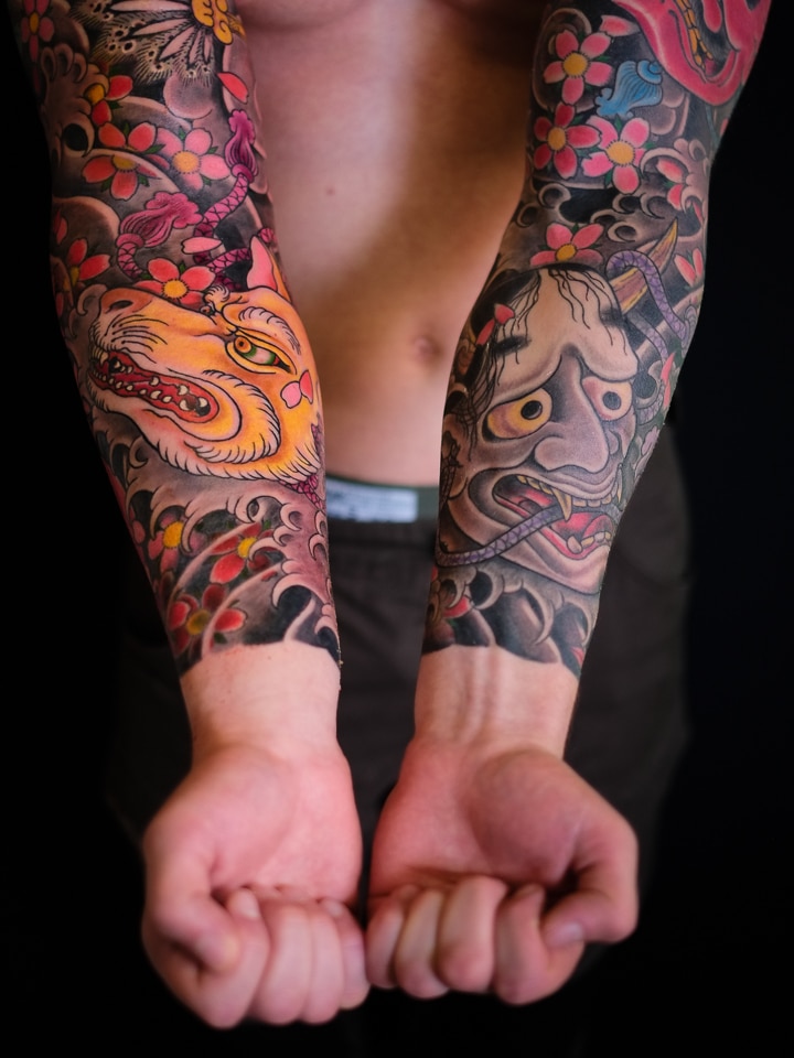 Tatouage japonais avant bras